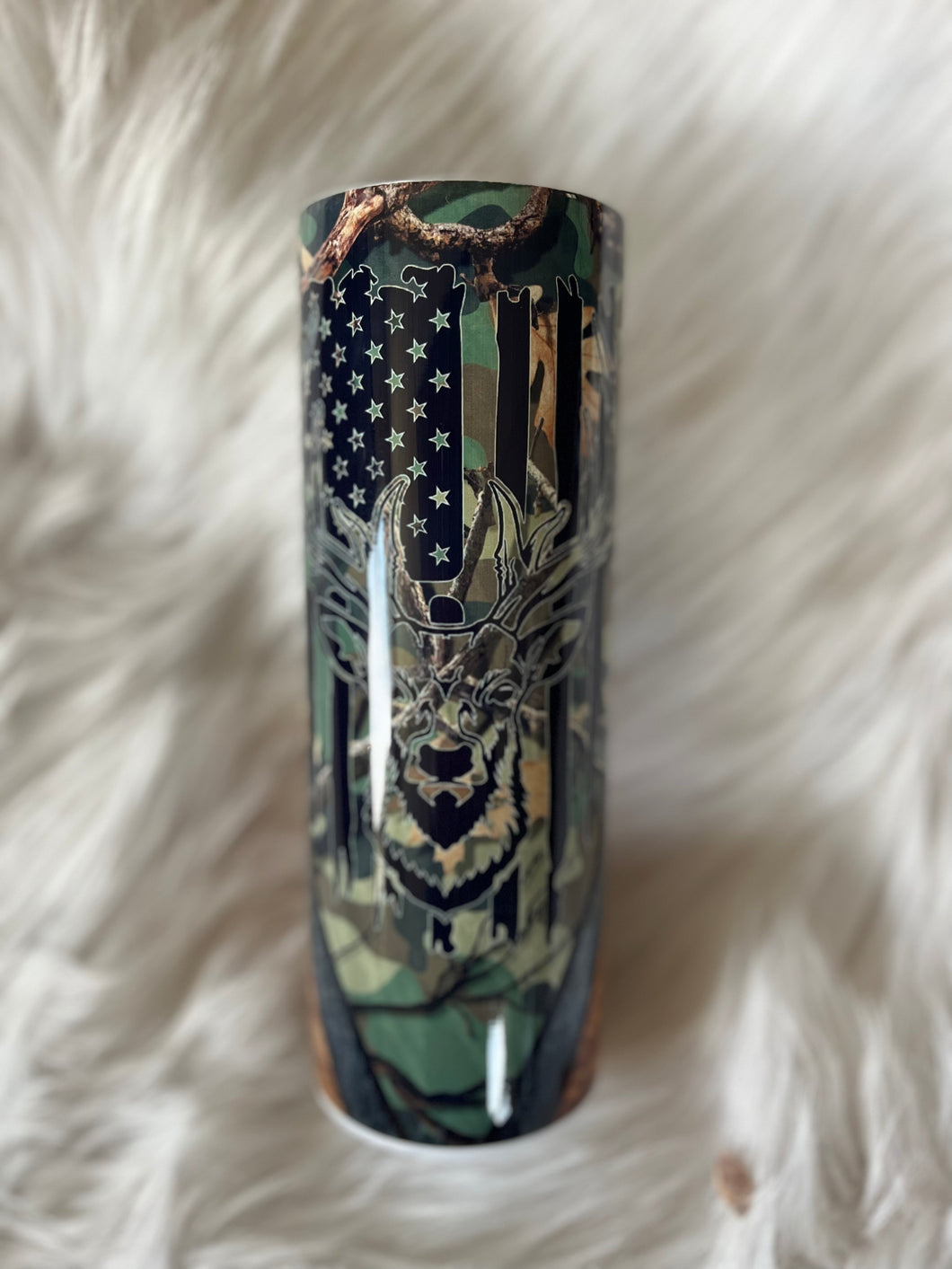 Deer / Camo Tumbler