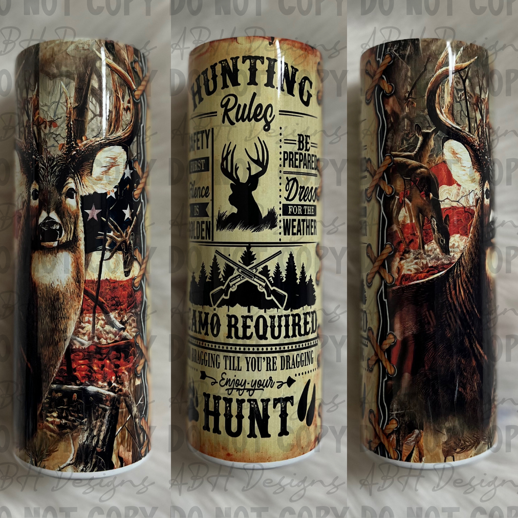 Hunting Rules Tumbler